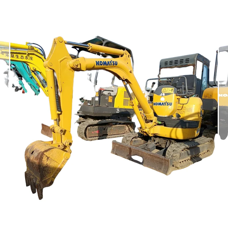 1 ton mini Komatsu PC10 excavator fast and convenient construction conditions Good PC10MR Used excavator for sale