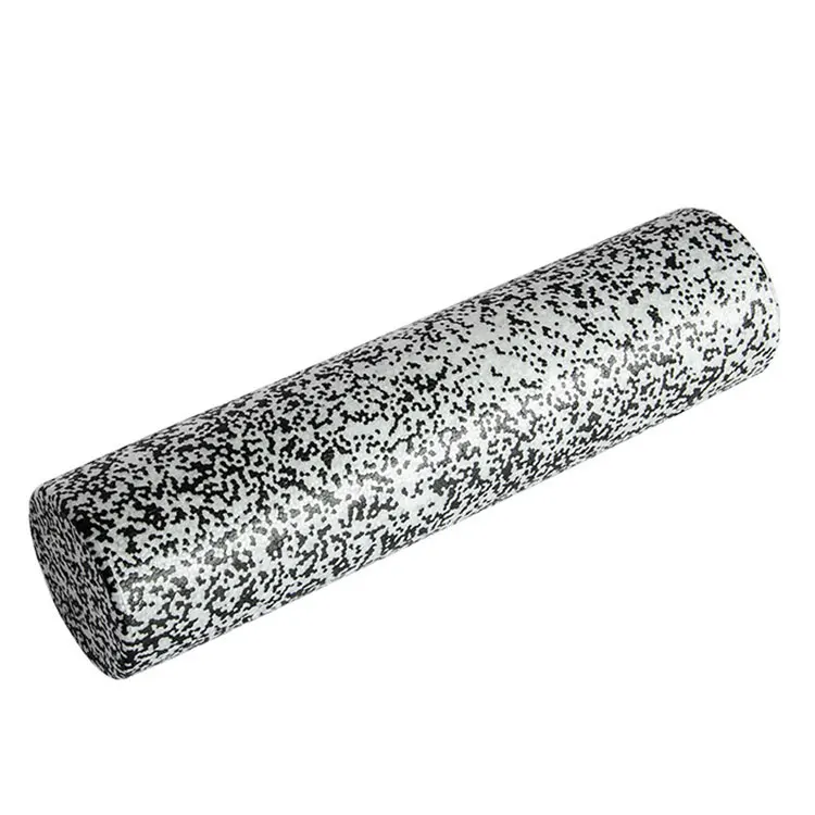 High Density EPP Body Muscle Massage Black and Speckled Colors Round Muscle Solid Extra Firm EPP Foam Roller for Gymnastic Yoga
