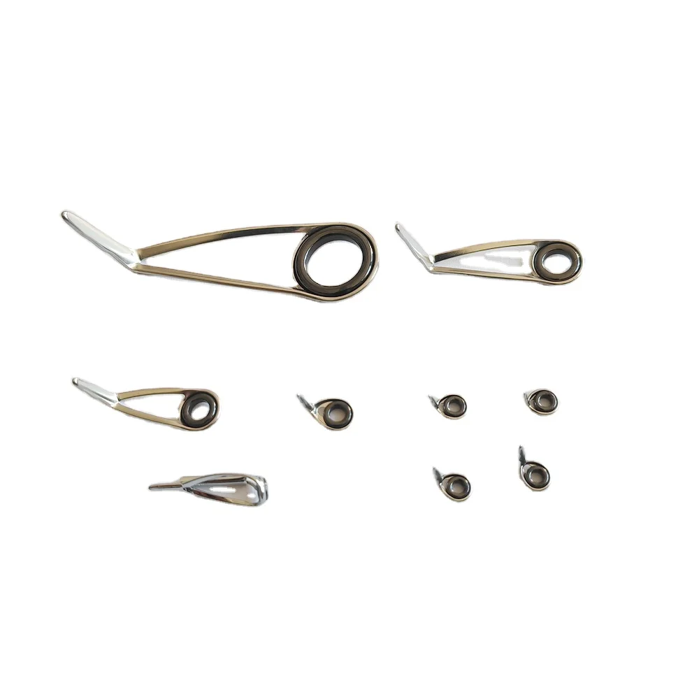 Stainless Steel K Series Fishing Rod with Two Legs Ultra-Light Strong Frame Spinning Guides Ceramic Ring Material