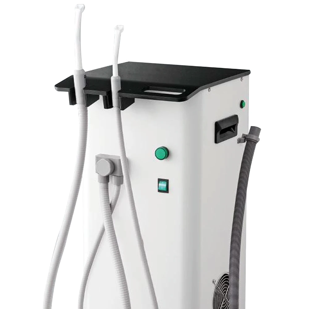 Portable Dental Vacuum Suction Unit 300W Mobile Suction Device Aspirator