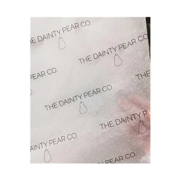 
custom size logo gold metallic silk tissue wrapping paper 