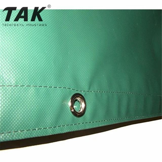 Брезент с покрытием из ПВХ 300 гсм-1400 г/см