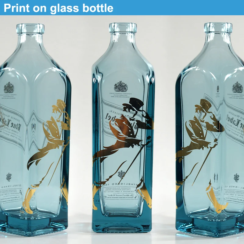 Colorful uv drinking glass bottle printer machine direct to wood glass metal led uv printer for mug glass