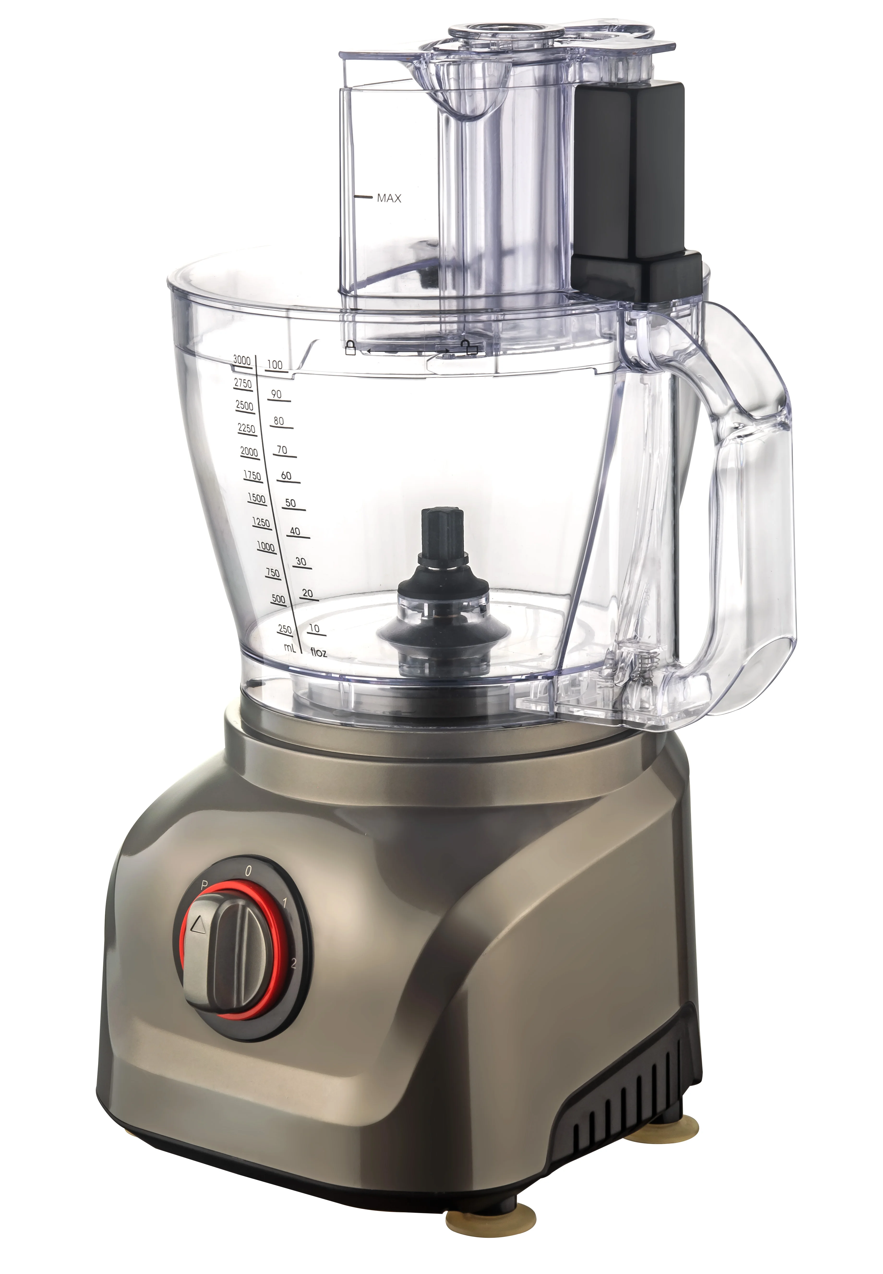 Large Capacity 3.0L 1000W Brown Multifunctional Kitchen Appliance Electric Food Processor