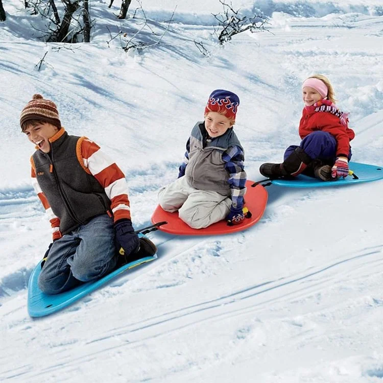 High Quality Wholesale Kids Plastic Snow Sled Sledge Outdoor Toys