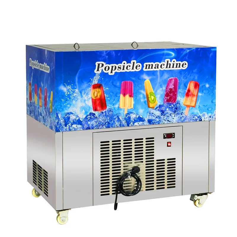 4 Molds Different Model Popsicle Making Freezing Machine Ice Lollipop Making Machine Apple Popsicle Forming Machine