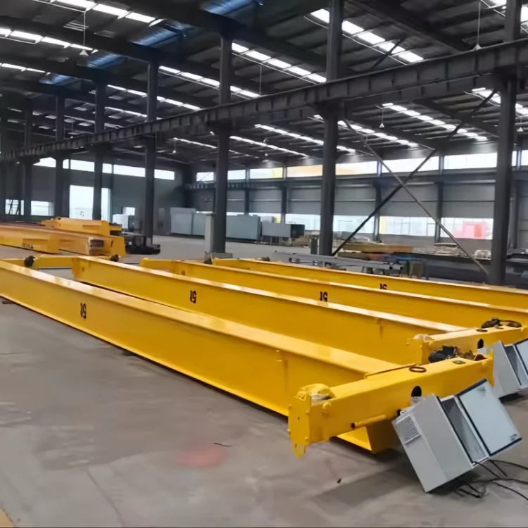 New 10 Ton Single Girder Electric Overhead Travelling Crane Electric Hoist Bridge 20m Max. Lifting Featuring New Motor Gear