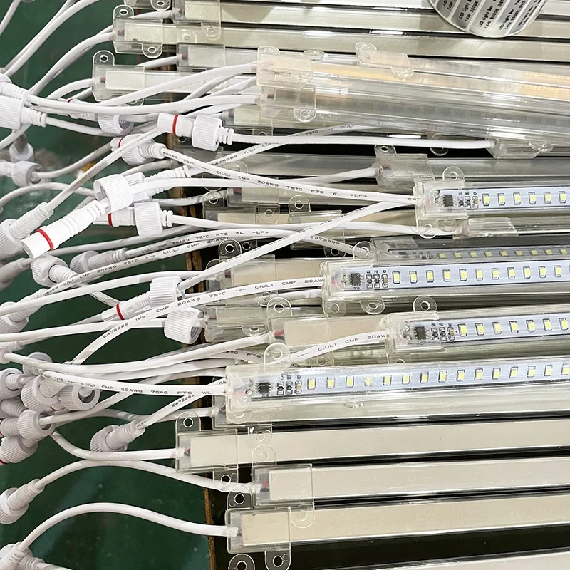 144leds ac 110v 220v outdoor led hard strip light waterproof