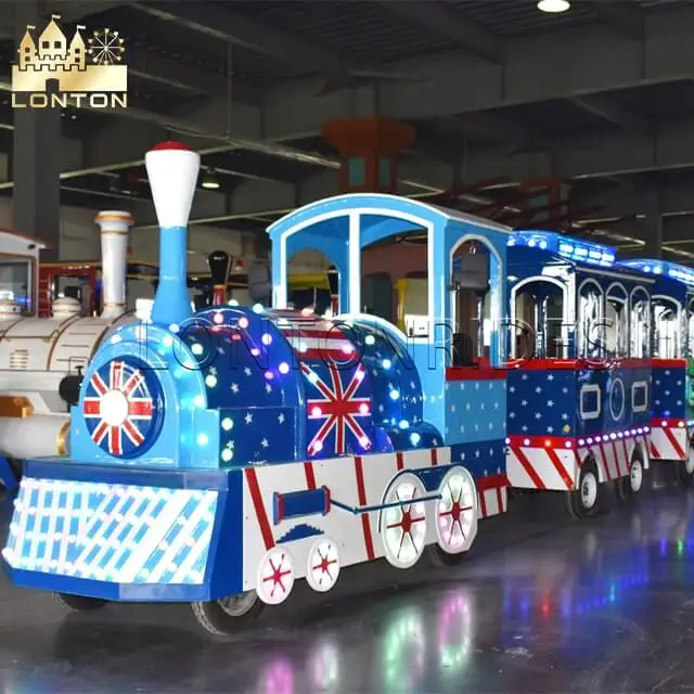 
Amusement Indoor fairground rides mini kids electric trackless train for sale 