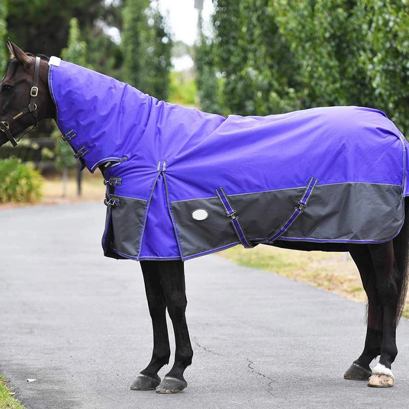 High Quality Polyester Fleece Turnout Horse Winter Rugs Waterproof Oxford Horse Blanket Combo
