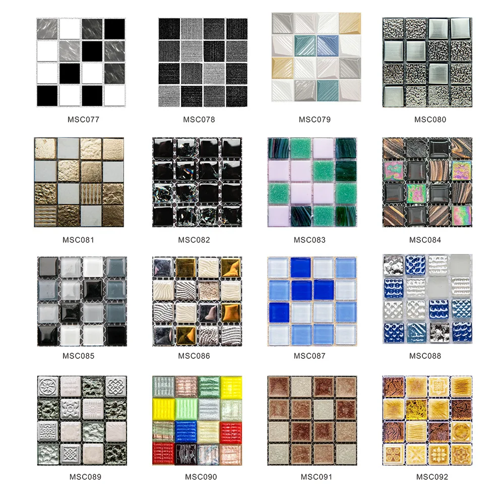 10*10cm 10 pcs 3D Mosaic Tile Sticking Self adhesive DIY Removable Decorative PVC Wall Sticker Wholesale