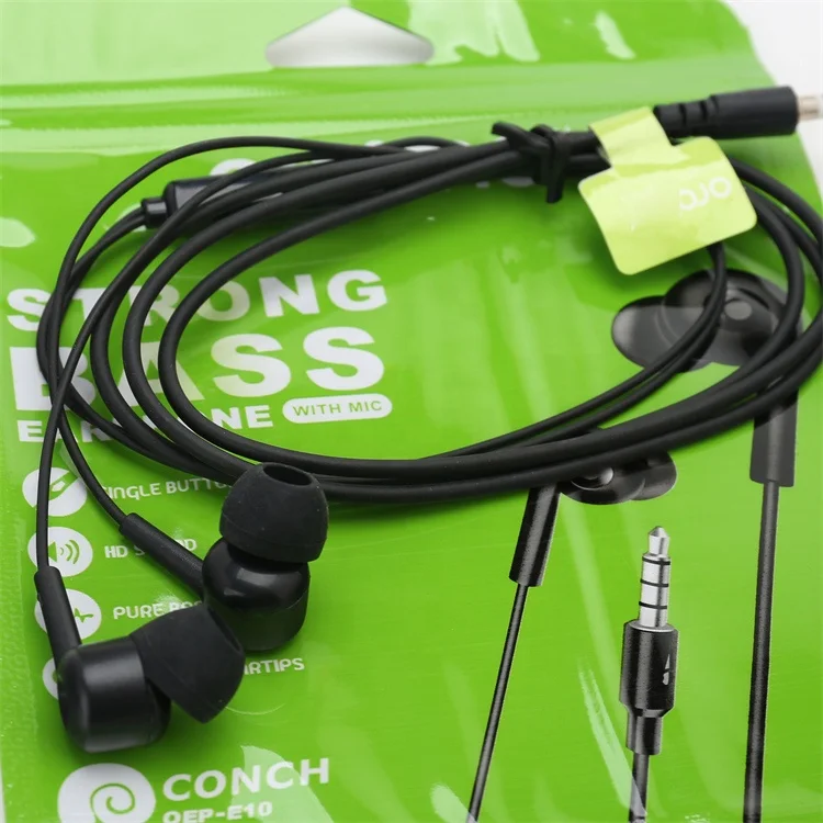 Top Selling Products 2022 Africa Wired Earphones 3.5mm In-Ear Strong Bass Headphones with Mic For Oraimo