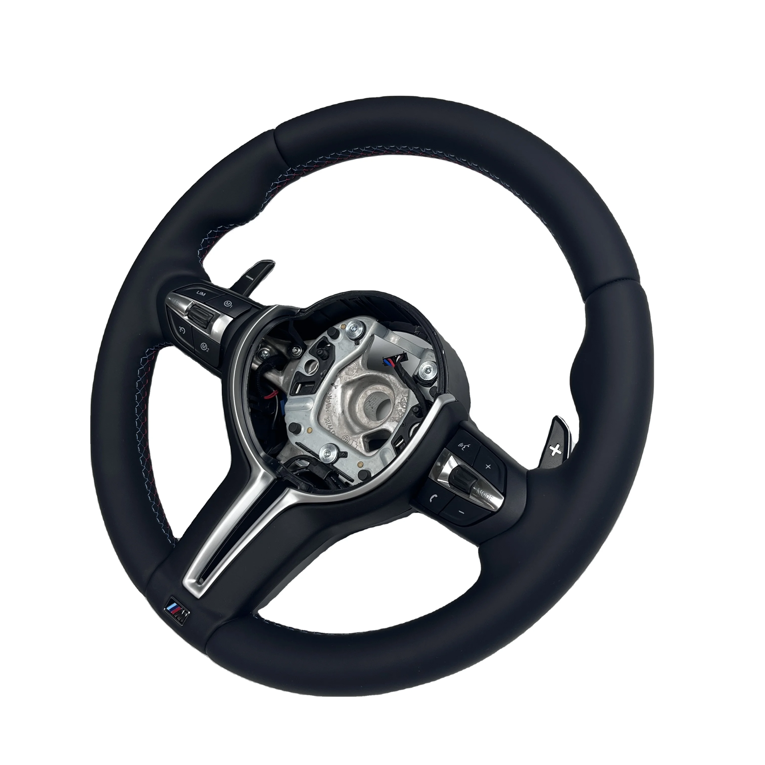 Old To New Smooth Leather Steering Wheel  X6 E71 E72 E90 E38 E39 X5 E70 X1 E84 1 SERIES E81 E82 E87 E82 E92 E93 M3 3 Series
