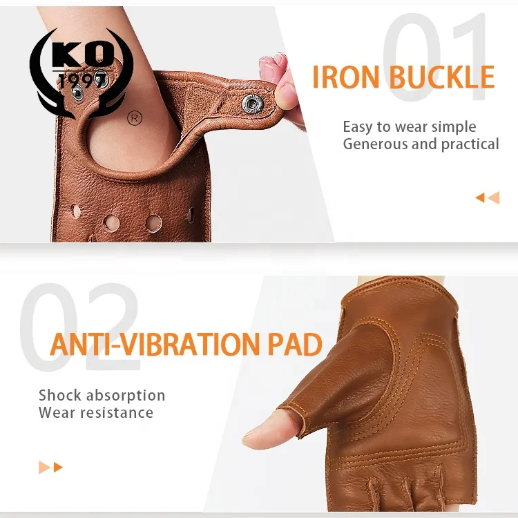 
Wholesale sport cowhide leather cycling exercise gloves road bicycle gloves fitness gloves 