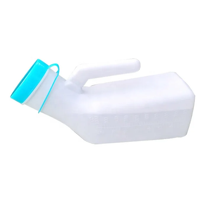 Spill Proof Male Urine Bottle Portable Urinals for Men with Glow Lid in The Dark