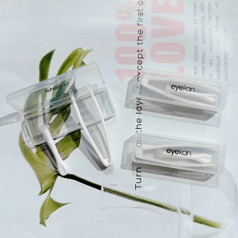 Contact Lens Case Plastic Contact Lens Tweezers and Rod Set for Contact Lenses