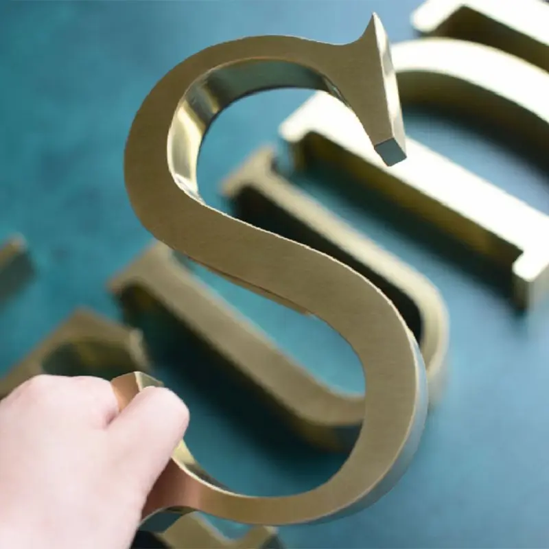 High Quality Outdoor Changeable Letters Stainless Steel Signage Metal Letter Board Sign