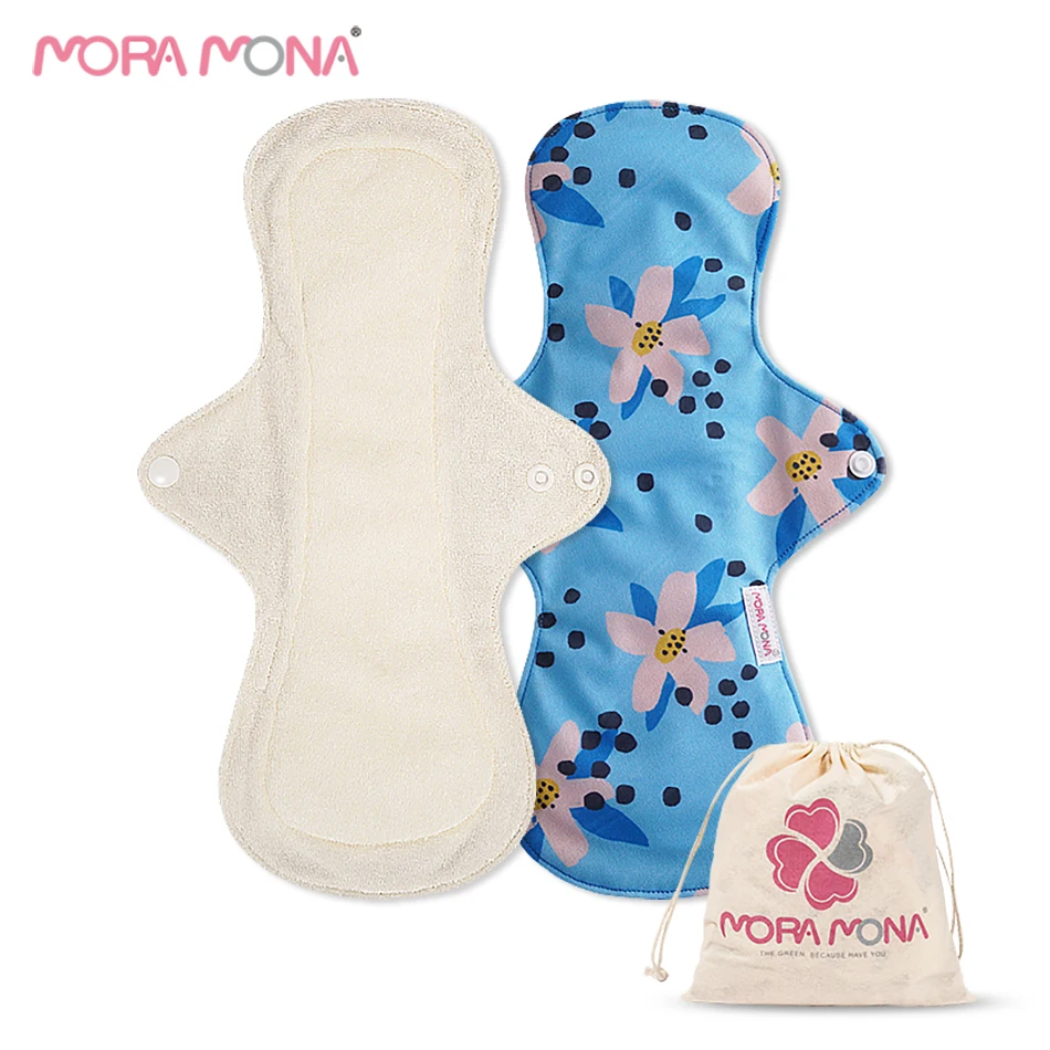 Многоразовые гигиенические прокладки Mora Mona, органические гигиенические прокладки, женские гигиенические прокладки