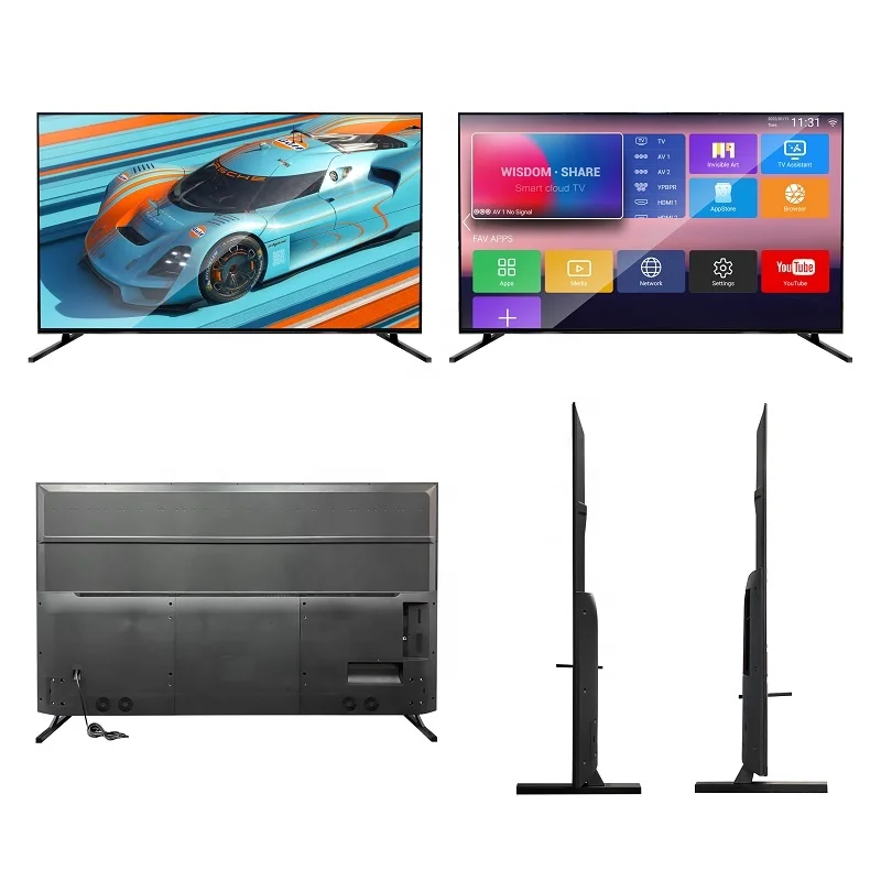 Tv Set 82 Inch Smart Uhd 4K Flat Screen Led Televisions 2G 16G