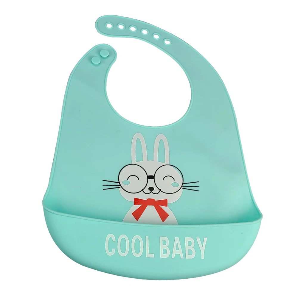 
2021 New Arrival Silicone Baby Bibs Super Soft Adjustable Baby Feeding Bibs For Sale 
