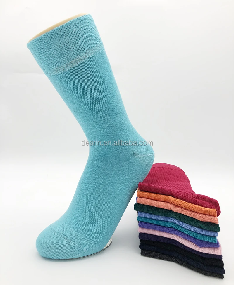 
DYLND19075 Bamboo fiber Diabetic Crew Socks with Non-Binding Top,Seamless Toe and use for all seasons 