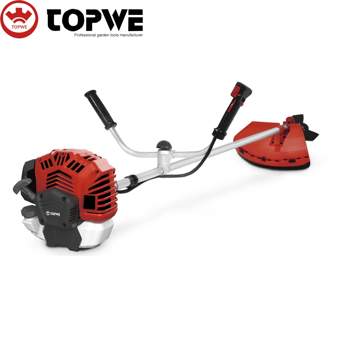 TOPWE Oem Service 1,45 кВт бензиновые щеточники 52cc 2-тактный высокопрочный станок для резки травы