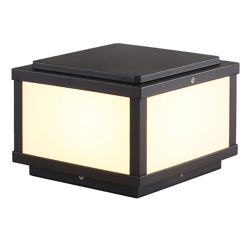 Decorative Garden Wall Lamp Die-casting Aluminum Landscape LED Simple IP65 Waterproof Black Aluminum Doors 80 E27 Aluminum Gate