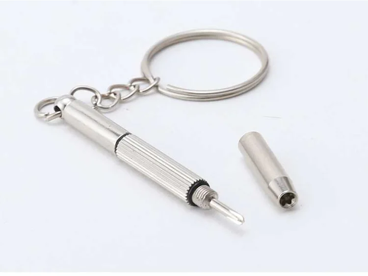 4-в-1 многофункциональная Прецизионная отвертка для очков с брелком оптических мобильных телефонов электроники