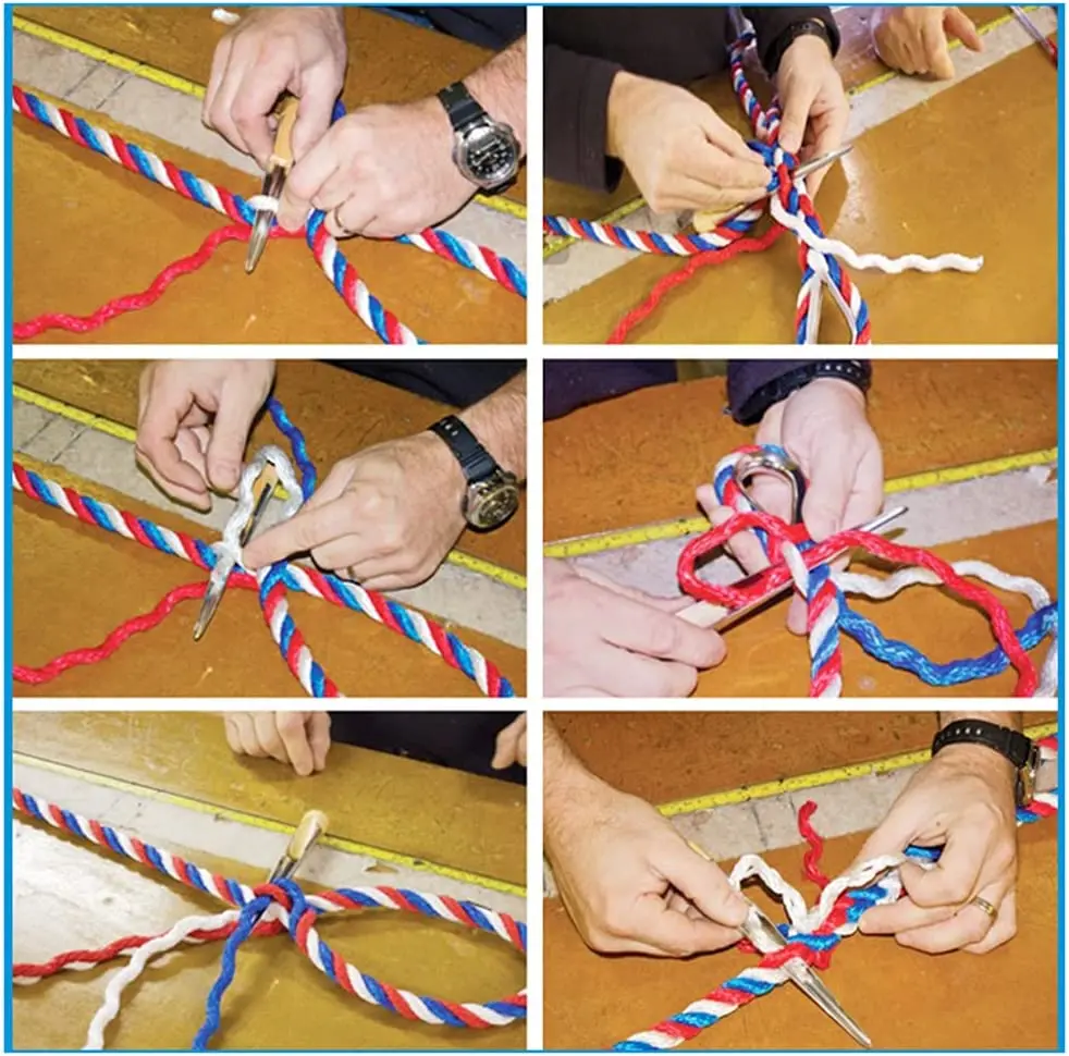 170/280/390mm Durable Stainless Steel Rope Splicing Spike with plastic Handle Universal Marine Hardware Supplies