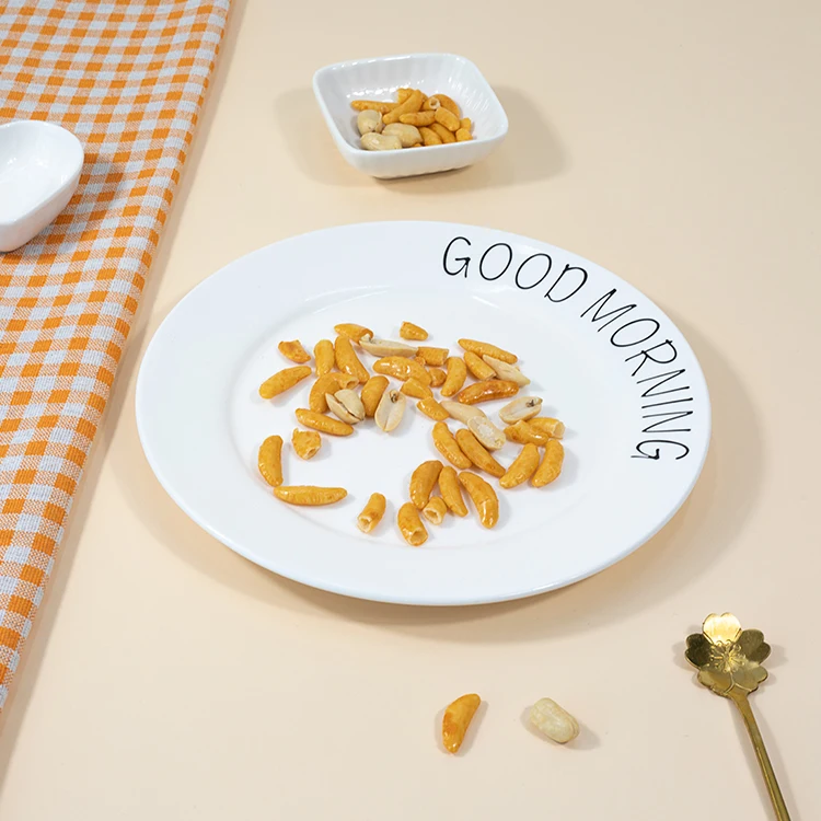japanese Rich rice aroma logo customized original tomato wasabi flavor kaki no tane coated peanuts snacks