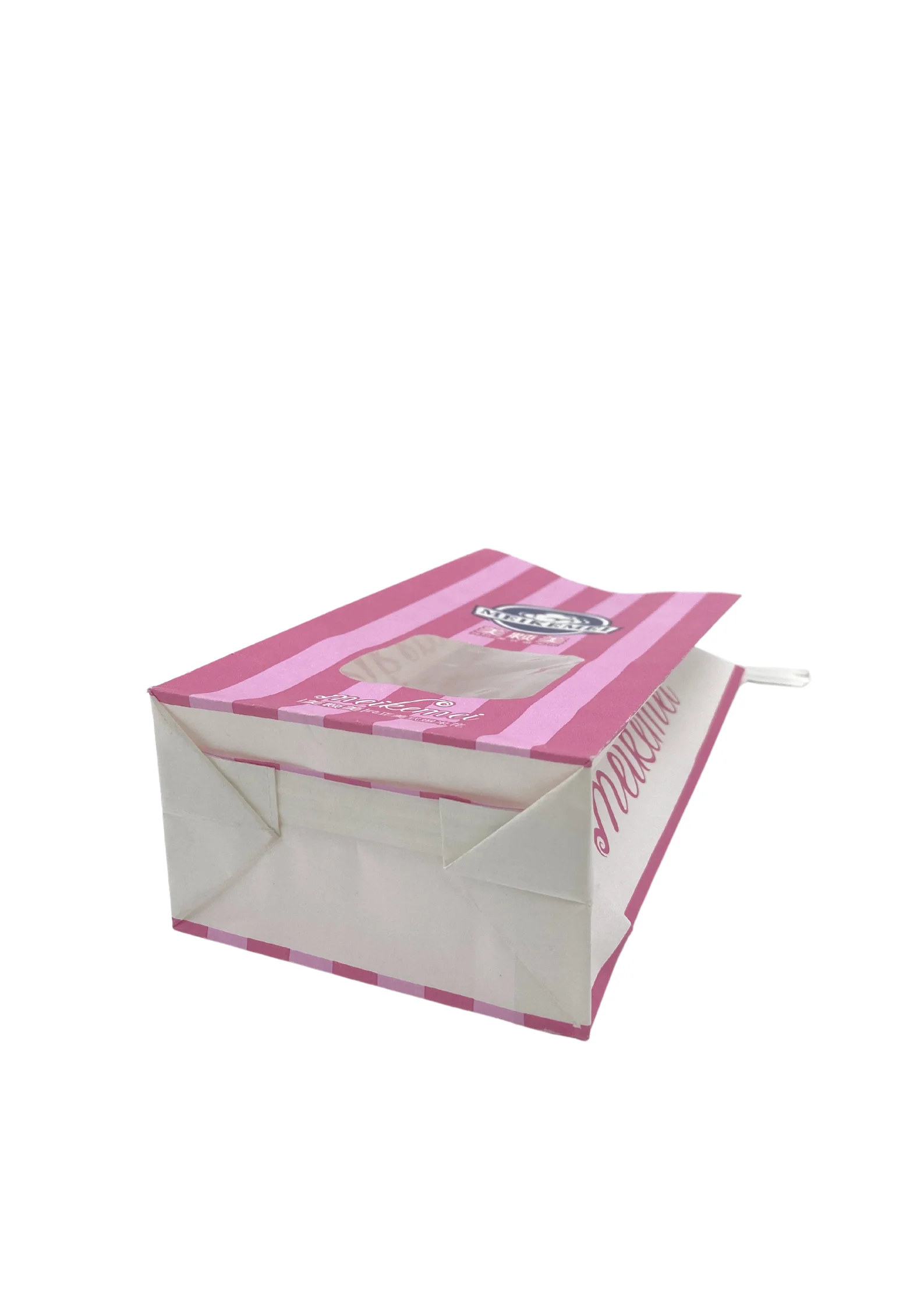 VIVD Design OEM Custom printed Kraft paper PET bag for popcorn with window