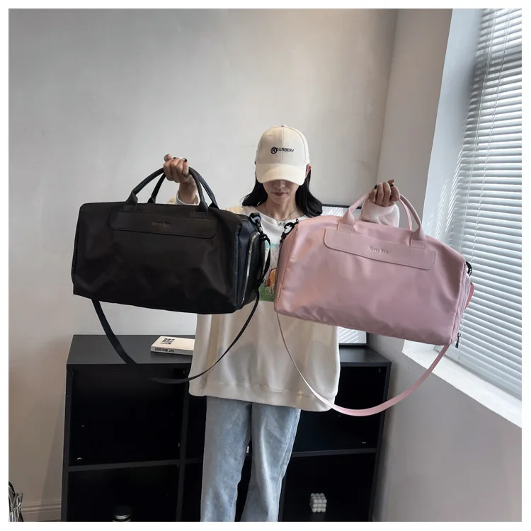 New sports yoga fitness bag women dry wet separation swimming bag large capacity hand cross body short travel bag men