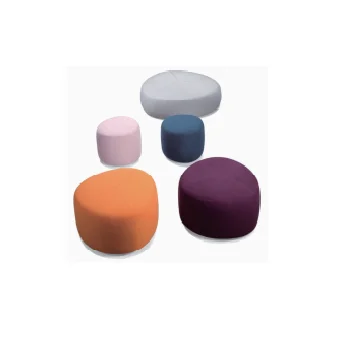 Wholesale Boho Modern Floor Cushion Colorful Cover Pouf Cover Living Room Decor Home Stool Ottoman Pouf Modern Handmade Pouf