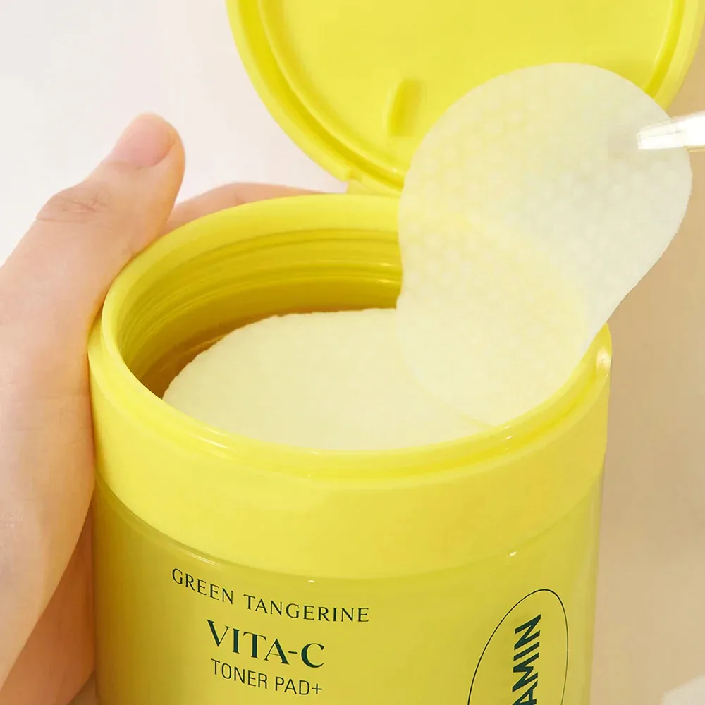 Korean Goodal Vitamin C Skin Care Dark Spot Remover Toner Pads Green Tangerine Vita-C Dark Spot Care Pad 70 ea