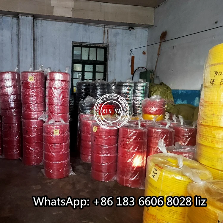 High Pressure Flexible Truck Trailer PA Nylon Spiral Coil Air Brake Hose for European Market