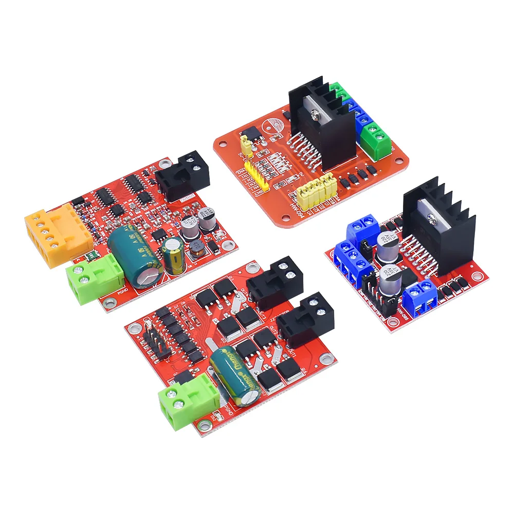 Dual channel motor drive board PWM governor H-bridge L298 logic DC drive motor module L298N stepping moto drive module Smart car