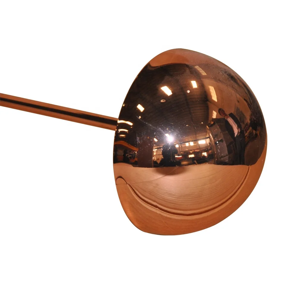 Custom High Quality Copper Plating Stainless Steel Hat Display Stand