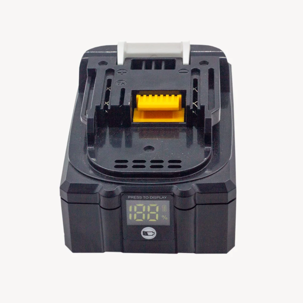 18 В 6.0AH 5.0AH 4.0AH 3.0AH для Makita BL1860 BL1840 BL1830 LXT-400 BTD140 BCS550 BFR750 BJR182 батарея с цифровым дисплеем