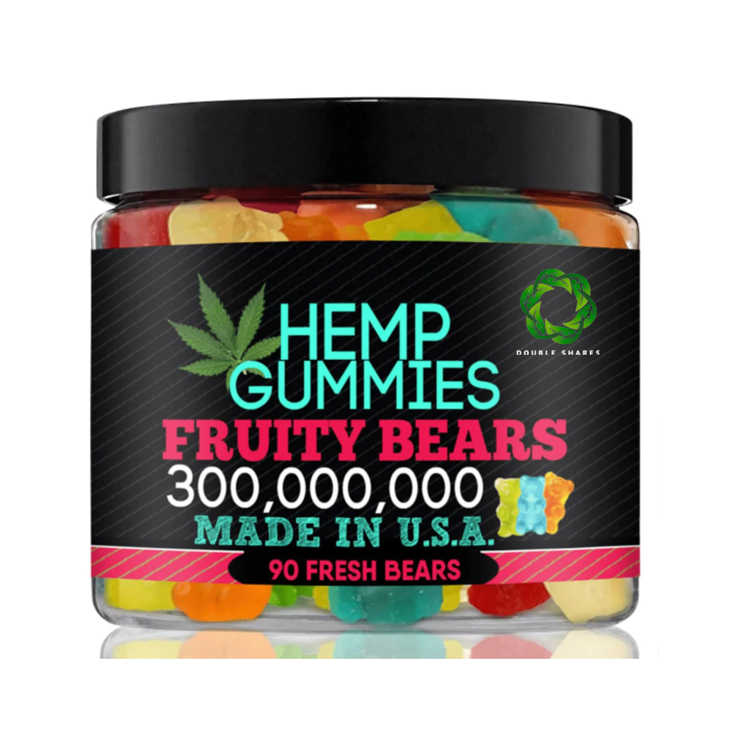 Hemp Gummies Premium And Fruity Hemp Gummy Bears-Natural Hemp Candy-For Peace And Relaxation Muscles for health supplement
