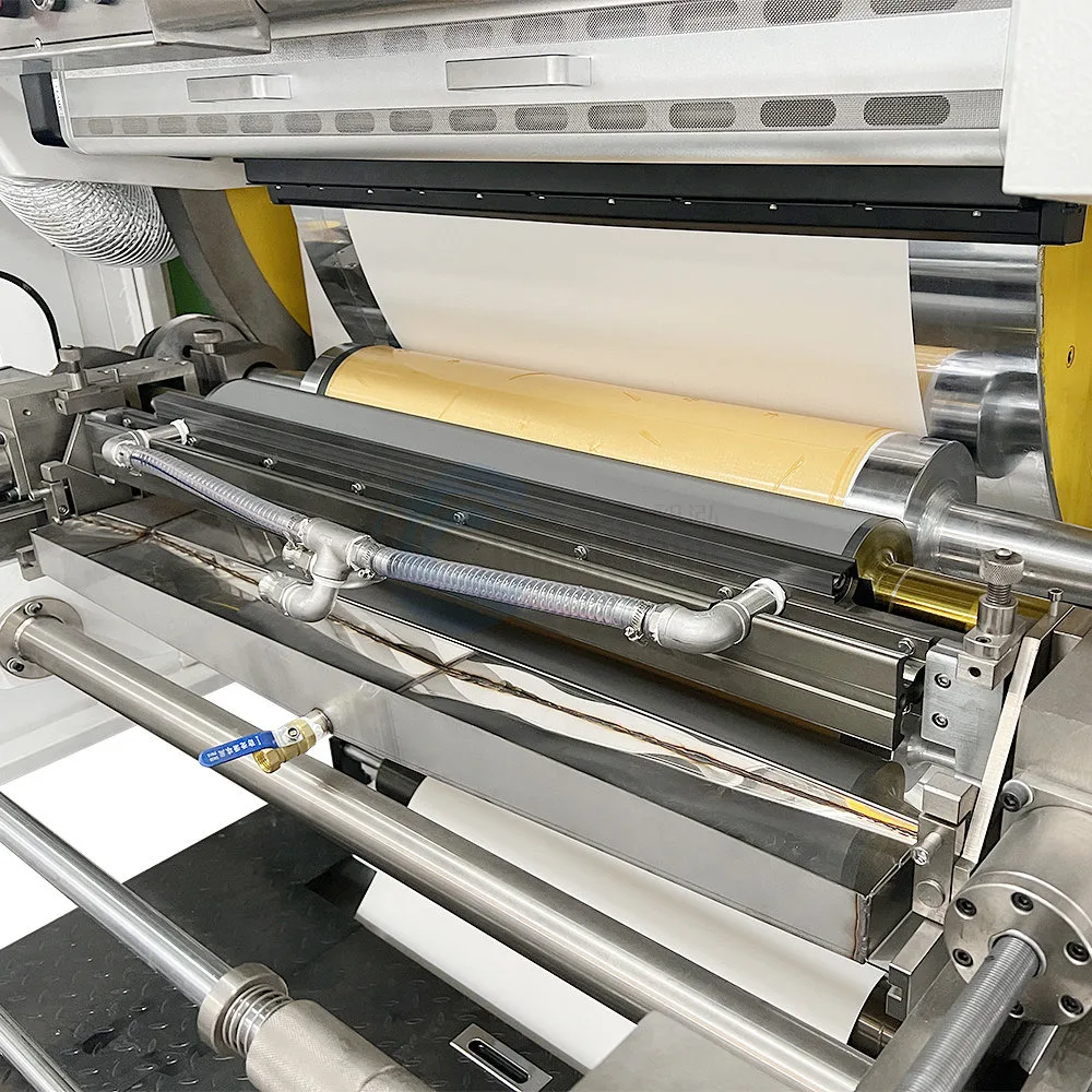 Automatic Paper Flexo Printing 6 Colors Center Cylinder CI Flexographic Printing Machine