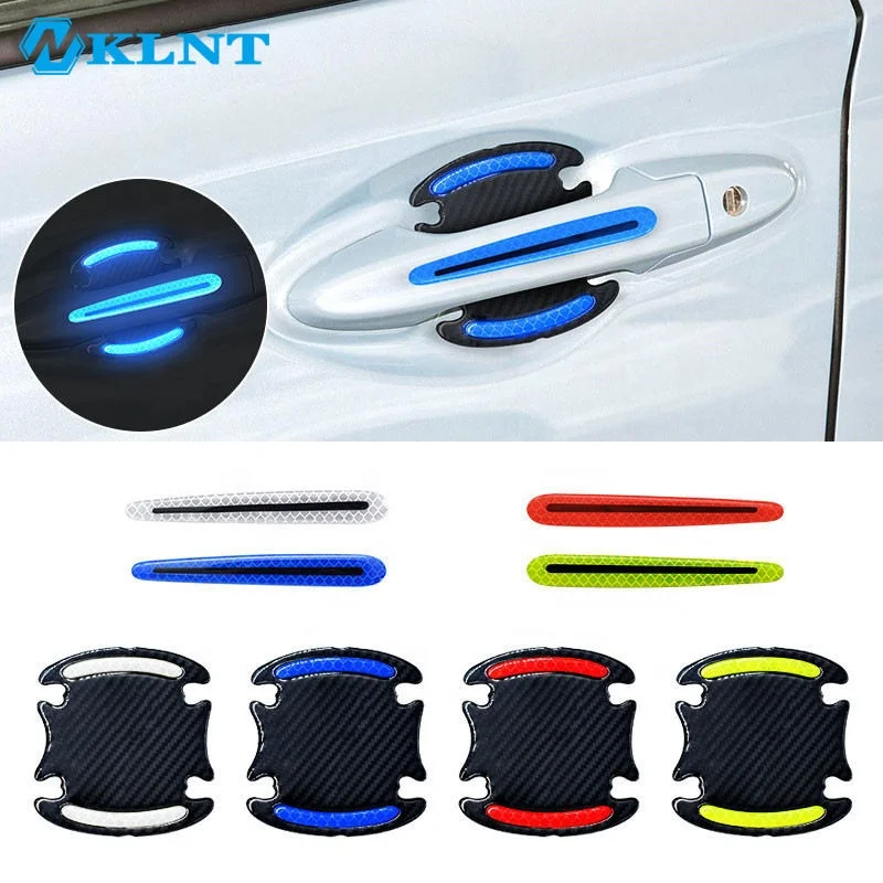 Factory Custom Logo Car Decoration Auto Door Protector Trim Glow In The Dark Stickers Reflective Sticker For Car