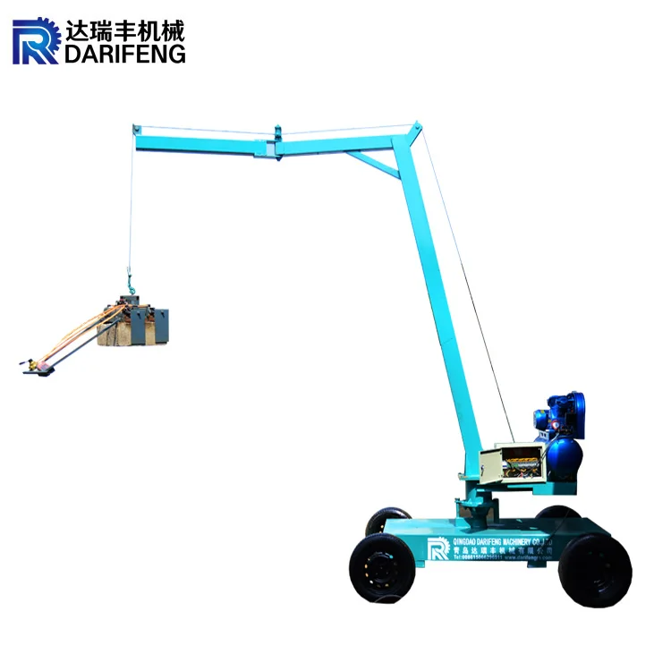 DF-800 manual block building materials lift hollow cement concrete paving brick block lifting machine