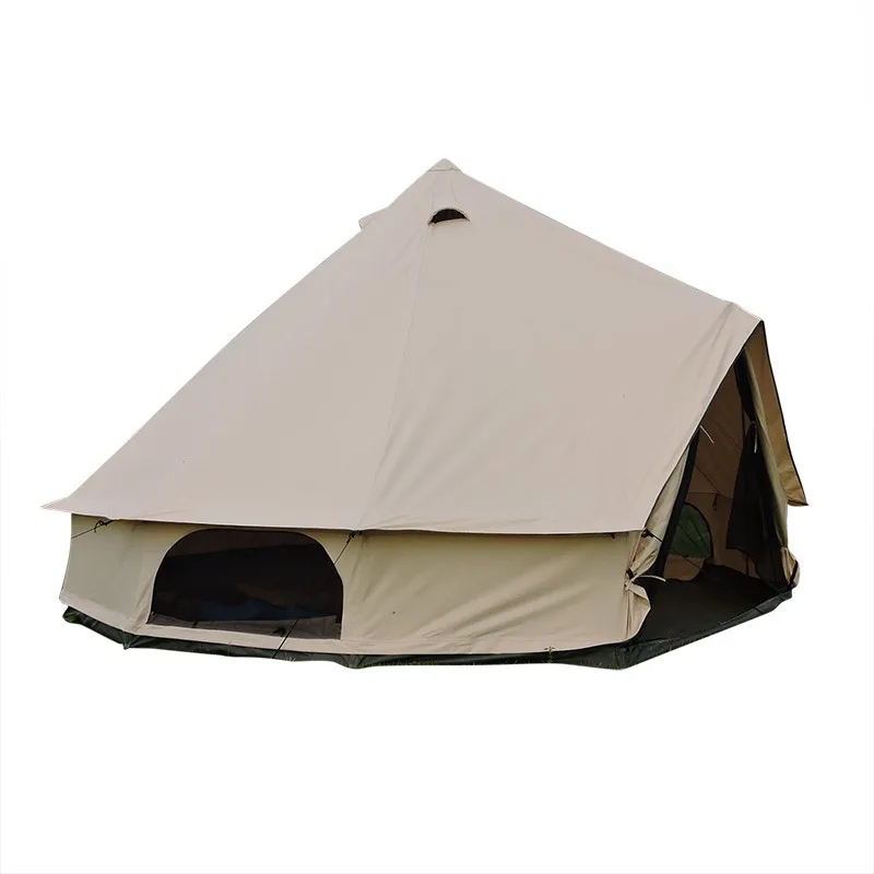 4m High quality large dome tent for sale  outdoor bell shape waterproof family camping tent