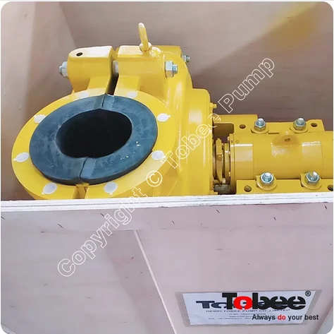 Heavy Duty Slurry Pumps 8/6inch with Rubber Lined used in Mineral Recovery and Chemical Process Plant