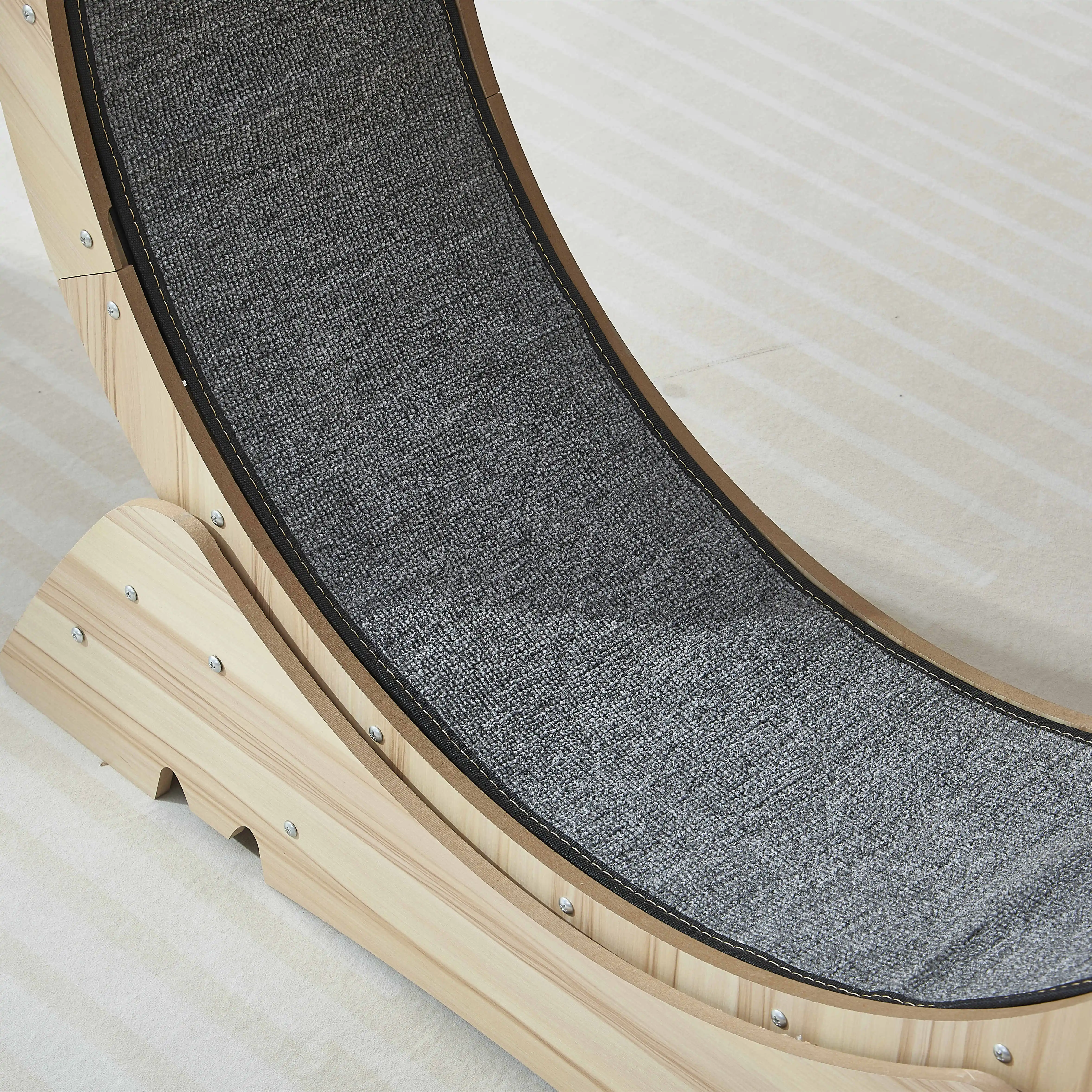 YMW Eco-Friendly Interactive Wooden Cat Wheel Toy Pet Running Scratching Exercise Wheel Cat Fun Treadmill For Cats