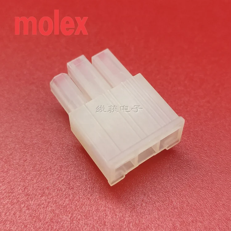 Mini-Fit Jr. Receptacle Housing, Single Row,3 Circuits,Natural,molex,39-01-4030,connector