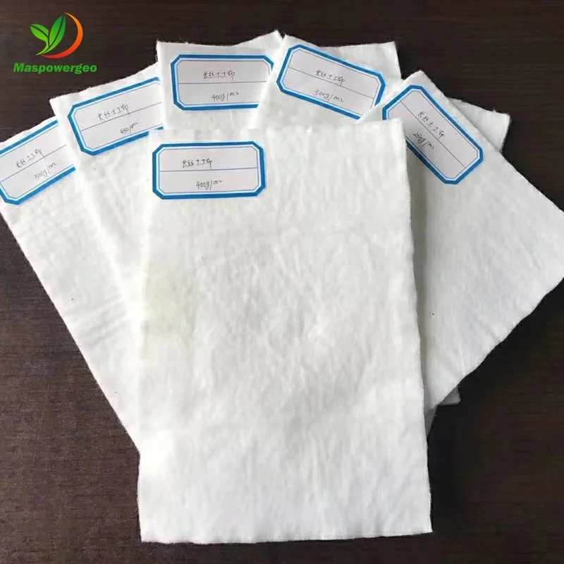 filament 300g m2 ce geotextile fabric for road construction