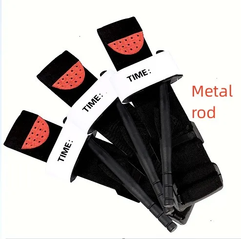 One handed bleeding control combat tactical tourniquets with metal rod for RU (1600659137773)