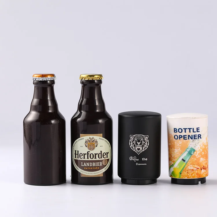 Creative High-end Automatic Bottle Opener Plastic Press To Open Beer Bottle Cap Opener