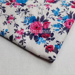 Высококачественный тканый рулон, моющийся принт, 45% вискоза, 55% лен